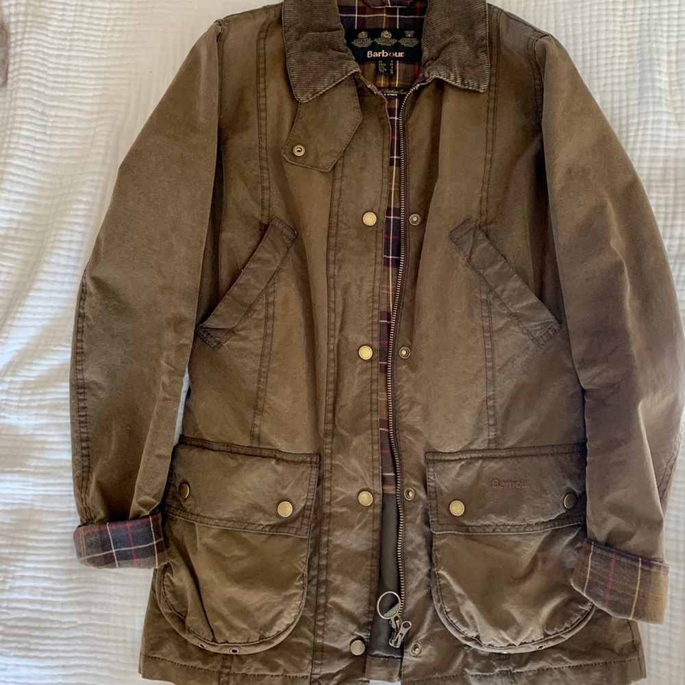 Barbour vintage waxed Beadnell jacket